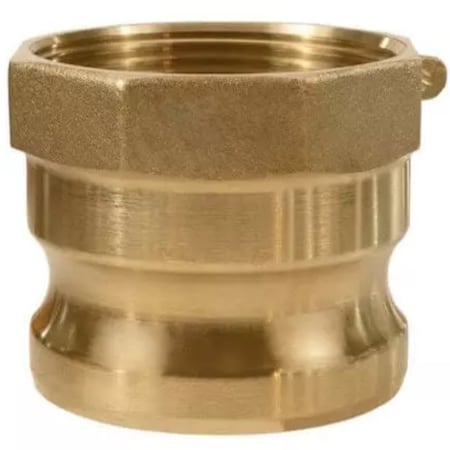 Rubberworx 1" PART A BRASS QUICK CPL PART A ADP-FPT BRASS RBX-A-BR-100